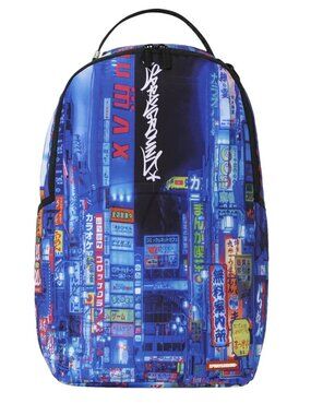 Sprayground Money Maker Purple Backpack🔥New Black Bookbag Large School Bag